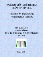 Slide sử 11 BÀI 10 LIÊN XÔ XÂY DỰNG CHỦ NGHĨA XÃ HỘI _Văn Soái