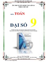 Đề cương luyện thi vào lớp 10 phần đại số.