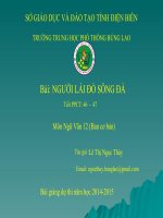 Slide văn 12 NGƯỜI LÁI ĐÒ SÔNG ĐÀ _Ngọc Thúy