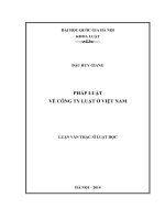 Pháp luật về công ty luật ở Việt Nam  Luận văn ThS. Luật