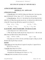 ĐỀ CƯƠNG ÔN TẬP HỌC KỲ 2 MÔN HÓA HỌC 8