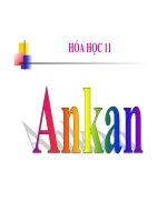 Bài giảng ankan hóa học 11