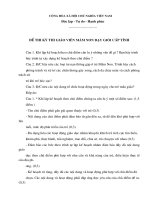 đề thi giáo viên mầm non dạy giỏi tham khảo