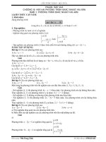 Đề cương môn Toán lớp 9 (học kỳ II)