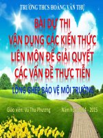 pp tích hợp liên môn