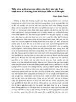 Báo cáo văn học Tiếp cận một phương diện của lịch sử văn học Việt Nam từ những tiền đề thực tiễn và lí thuyết