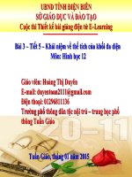 Slide tóan 12 Khái niệm về thể tích của khối đa diện _Thị Duyên