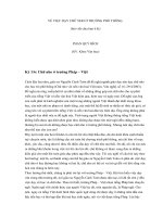 Báo cáo VỀ VIỆC DẠY CHỮ NHO Ở TRƯỜNG PHỔ THÔNG