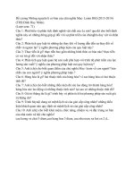 Đề cương Những nguyên lí cơ bản của chủ nghĩa Mac