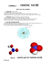 Hệ thống kiến thưc chương 3 - Nhóm Nitơ
