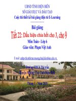 Slide Toán 6 Dấu hiệu chia hết cho 3, cho 9 _Việt Anh