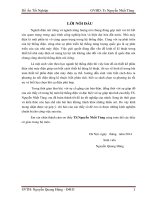 Đồ án tốt nghiệp Làm mát cho máy biến áp  Nguyễn Quang Hùng