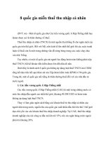 Tài liệu môn thuế quốc tế: 8 quốc gia miễn thuế thu nhập cá nhân