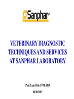 bài báo cáo   kỹ thuật và dịch vụ chẩn đoán bệnh tại sanphar