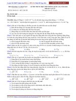 ĐỀ DỰ ĐOÁN MÔN VẬT LÝ KỲ THI QUỐC GIA THPT 2015 - ĐỀ SỐ 3