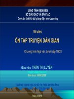 Slide văn 6 ÔN TẬP TRUYỆN DÂN GIAN _Thị Luyến