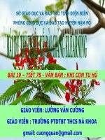 Slide văn 8 KHI CON TU HÚ _Văn Cường