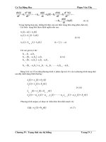 III SỰ BIỂU DIỄN BẰNG MA TRẬN CỦA PHƯƠNG TRÌNH TRẠNG THÁI