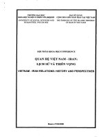 Báo cáo khoa học Iran - một mô hình thức tỉnh của các dân tộc bị áp bức