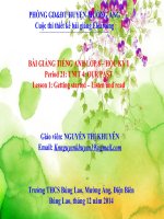 Slide tiếng anh 8 Unit 4 Our past _ Thị Khuyên