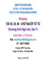 Slide văn 11 CHỮ NGƯỜI TỬ TÙ _Thị Thùy