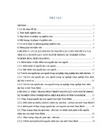 Phát triển nguồn nhân lực con người trong sự nghiệp công nghiệp hóa, hiện đại hóa ở Tỉnh Nam Định hiên nay.PDF