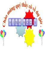 bài giảng tỉ số lượng giác của góc nhọn