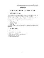 ĐỀ CƯƠNG BÀI GIẢNG TRANG PHỤC THƯỜNG NGÀY