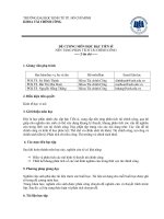 Đề cương môn học bậc tiến sĩ: Nền tảng phân tích tài chính công