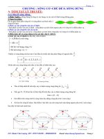 SÓNG CƠ – CHỦ ĐỀ 8 SÓNG DỪNG