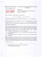 đề thi chọn học sinh giỏi quốc gia môn toán 12