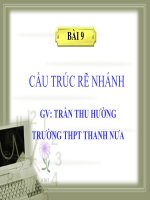 Slide tin học 11 bài 9 cấu trúc rẽ nhánh _T.T Hường