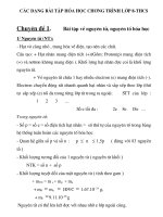 BỒI DƯỠNG HỌC SINH GIỎI MÔN HÓA LỚP 8