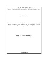 Quan niệm của Nho giáo sơ kỳ về xã hội lý tưởng và ý nghĩa hiện thời của nó