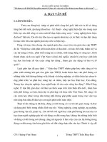 Sử dụng sơ đồ khối để dạy phần nguyên lí làm việc của một số hệ thống trong động cơ đốt trong