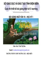 Slide văn 10 nhàn _Thị Đào