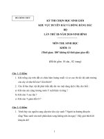ĐỀ VÀ ĐÁP ÁN CHỌN HSG SINH 11 (7)