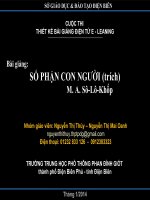 Slide văn 11 bài SỐ PHẬN CON NGƯỜI (trích) _Thị Thủy ft Mai Oanh