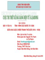 Slide sử 11 bài 11 TÌNH HÌNH CÁC NƯỚC TƯ BẢN GIỮA HAI CUỘC CHIẾN TRANH THẾ GIỚI (1918 – 1939) _Thanh ft Phánh