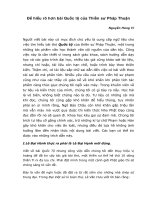 Báo cáo văn học Để hiểu rõ hơn bài Quốc tộ của Thiền sư Pháp Thuận