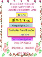 Slide văn 11 Vội vàng _Anh ft Mai