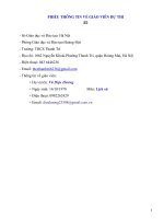 bài dự thi liên môn môn lịch sử