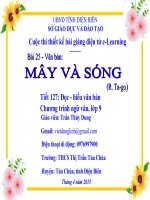 Slide văn 9 MÂY VÀ SÓNG _Thúy Dung