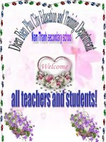 Slide tiếng anh 9 Unit 8 Celebrations _THCS Nam Thanh