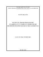 Nguyên tắc, phương pháp giáo dục của Khổng Tử và ý nghĩa của nó đối với việc đổi mới phương pháp giáo dục ở Việt Nam hiện nay