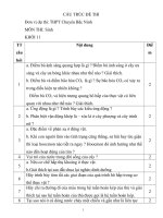 ĐỀ VÀ ĐÁP ÁN CHỌN HSG SINH 11 (2)