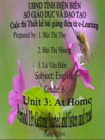 Slide Tiếng anh 8 Unit 3 At Home _Thọ, Nhung, Biên