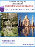 Slide sử 10 sự phát triển nền văn hóa đa dạng ấn độ _Thanh Huyền