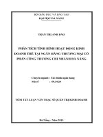 Phân tích tình hình hoạt động kinh doanh thẻ tại ngân hàng thương mại cổ phần công thương chi nhánh đà nẵng