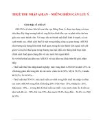 Thuyết trình môn thuế quốc tế: Thuế thu nhập Asean và những vấn đề cần lưu ý